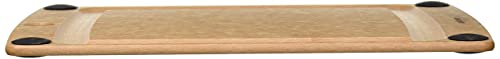 Epicurean All-In-One Cutting Board with Non-Slip Feet and Juice Groove, 11.5" × 9", Natural/Black - color: Natural/Black, size: 11.5"L x 9"W