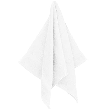 Monogrammed Hand Towel, Personalized Gift, Set of 2- Gold Block Letter Embroidered Towel - Extra Absorbent 100% Turkish Cotton - Soft Terry Finish - Initial M White - color: White & Gold, size: Initial M