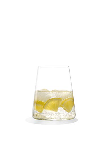 Stölzle Lausitz Stemless White Wine Glasses Power Set of 6, 13 1/2 oz – Modern Crystal Wine Glasses for Maximum Aroma – Dishwasher Safe & Break-Resistant, Made in Germany - size: 6 Pieces (1 Pack)
