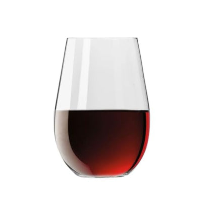 Krosno Wine Glasses Set of 6, 19.6 oz, Harmony Collection | White or Red Wine Set, Lead-Free Crystal Glassware, Drinking Glasses, Aperol Spritz Glases, Wedding Gift, Dishwasher Safe - style: Wine 19.6 oz (Set of 6)