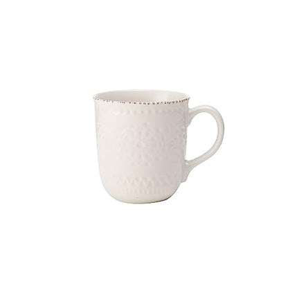 Pfaltzgraff Chateau Cream 16-Piece Stoneware Dinnerware Set, Service for 4, Off White - style: 16-Piece Stoneware Dinnerware Set