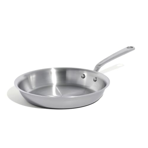 Made In Cookware - 10-Inch Stainless Steel Frying Pan - 5 Ply Stainless Clad - Professional Cookware - Crafted in USA - Induction Compatible - size: 10"