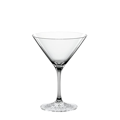 Spiegelau Perfect Serve Cocktail Glasses Set of 4 - European-Made Crystal, Dishwasher Safe, Professional Quality Cocktail Glass Gift Set - 5.8 oz - style: Perfect Serve Glasses