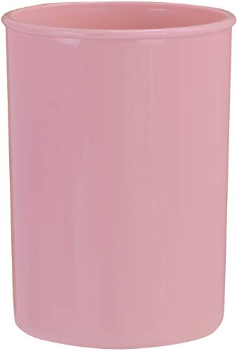 Reston Lloyd Calypso BasicsMultipurpose Cookware Storage Crock, Kitchen Countertop & Office Desk Organization, Durable & Food Safe BPA-Free Plastic, Pink - color: Pink, size: Utensil Holder