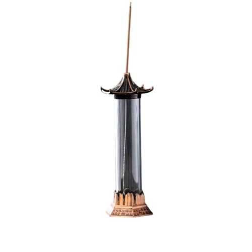 Multifunctional Safe Backflow Burners in Antique Styles Various Fragrances for Elegant Decor Home Decoration Burners - color: Bronze