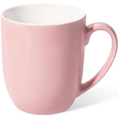 Urbanstrive 16 oz Large Coffee Mug with Handle Tea Cup Novelty Coffee Cup Idea Gift for Men Women Office Work (Pink) - color: Pink