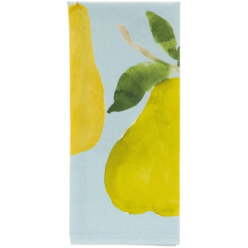 Boston International Dish Towel Set of Two Cotton Tea Towels, 28" x 18", Anjou Pear - color: Anjou Pear