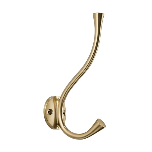 SAILING 3 Pack Coat Hooks - Champagne Bronze Coat Hooks Decorative Wall Hooks for Bathroom Living Room Bedroom Hanger for Robe Dressing Room Fitting Room - color: Champagne Bronze