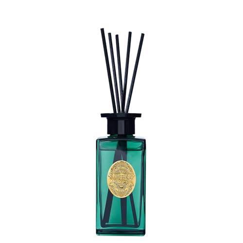 M&SENSE 6.3 oz Large Reed Diffuser Set | Forset Scent Oil Diffuser with Sticks | Hotel Collection Non-Toxic Essential Oil |for Bedroom Bathroom Living Room - color: Forest, size: 180ml