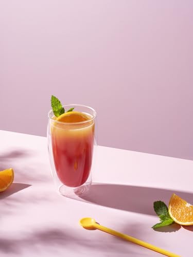 Bodum 15oz Pavina Double Wall High-Heat Borosilicate Glass, Set of 2, Clear - size: 15 oz, style: Set of 2