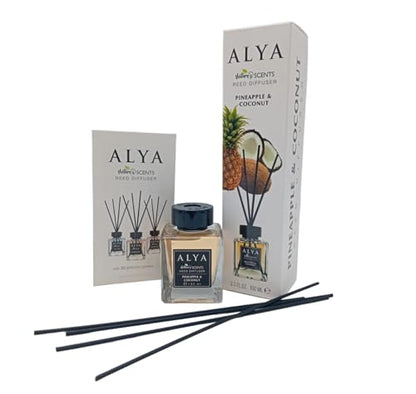 Nature's Scents Reed Diffuser, Pineapple & Coconut Fragrance, 3.3 FL OZ, 100 ML