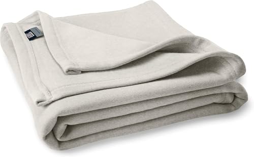 MV Sport Lightweight Sweatshirt Kids Blanket Throw – Warm & Cozy, Breathable Fleece Knit, Couch, Bed, Travel, Cold Nights, and Outdoors – Soft Lightweight Kids Throw Blankets 40" x 52", Oatmeal - color: Oatmeal, size: Kids