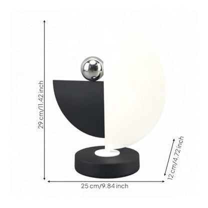 Geometric Display Piece Modern Decorative Sculpture Abstract Ornament Polished Sphere Artistic Table Suitable for Home Shelf Office Minimalist Living Room