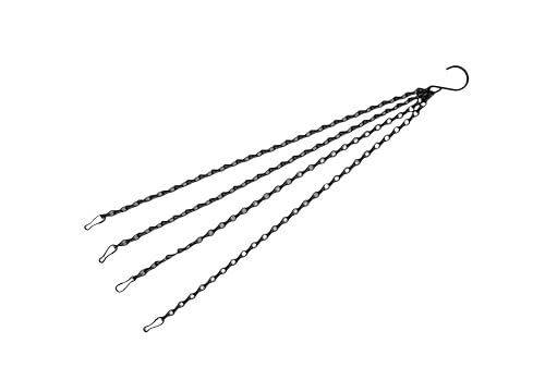 Hanging Planters Baskets Chains 23 Inches 4 Leads Hanging Chains with Tightly Hook for Flower Pot Bird Feeder Planter Indoor Outdoor Hanging Planter for Plants Holder 5pcs (5)