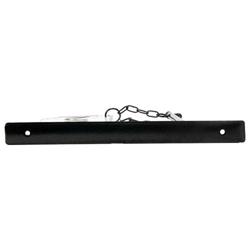 Foreside Home & Garden White and Black Enamel Laundry Wall Sign on Metal Hanger - style: Laundry