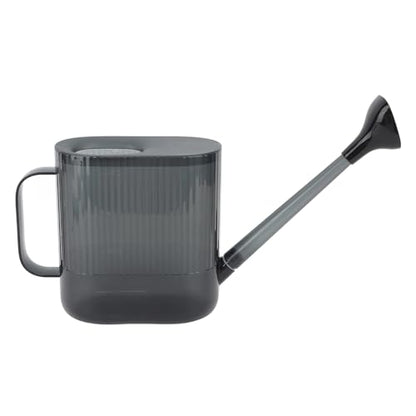Tnfeeon Watering Can, Watering Cans Long Spout Design Wide Application for Garden Flower House Plants Home Backyard Villa Can, 1.8L Indoor Plants Garden Tools Long Spout Nan (Gray) - color: Gray