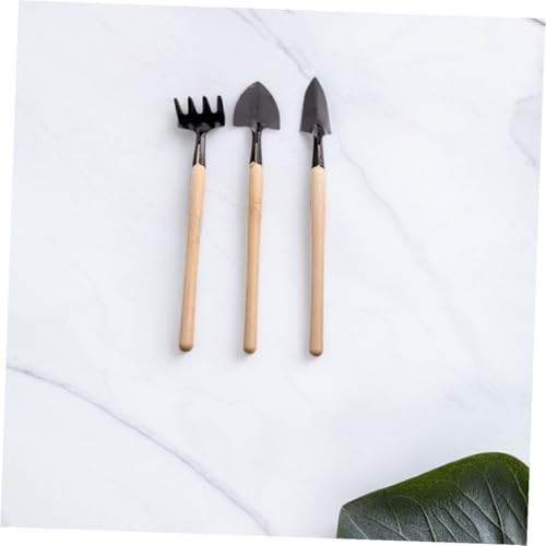 FRCOLOR Mini Garden Tool Set for Indoor Succulent Plants, 18pcs Gardening Planting Tools Kit with Hand Shovel, Trowel, and Rake for Potted Flower Care and Soil Cultivation
