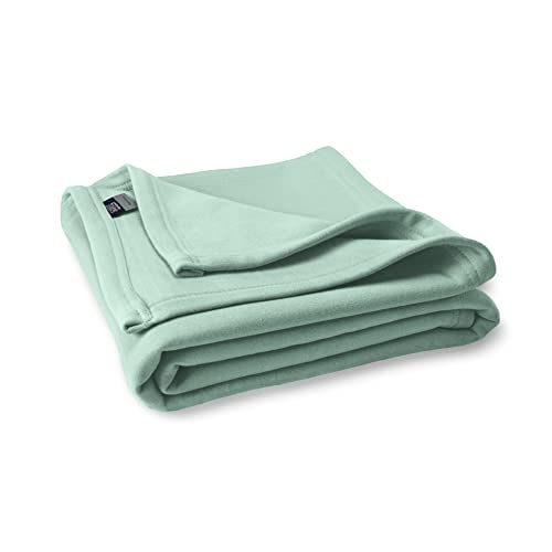 MV Sport Lightweight Sweatshirt Blanket Throw – Warm & Cozy, Breathable Oversized Fleece Knit, Couch, Bed, Travel, Cold Nights, and Outdoors – Soft Light Weight Blanket 54" x 84" Ocean - color: Ocean, size: Adult