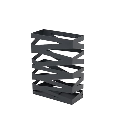 Indoor Entryway Umbrella Holder Can hold 10 umbrellas，tall Metal Large Capacity Umbrella Storage stand With removable drain tray,For Hotel,Offices,home,Commercial(Black-C) - color: Black-C