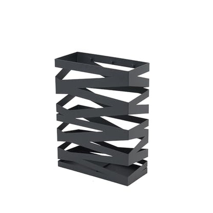 Indoor Entryway Umbrella Holder Can hold 10 umbrellas，tall Metal Large Capacity Umbrella Storage stand With removable drain tray,For Hotel,Offices,home,Commercial(Black-C) - color: Black-C