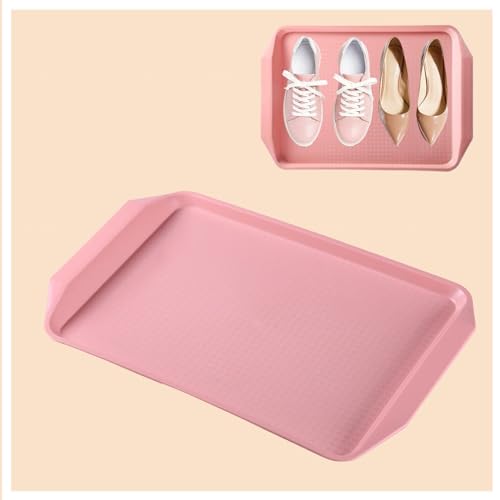 Boot Trays for Entryway 3 Pack Boot Mats for Entryway Shoe Drip Tray for Garden, Bedroom, Entrance Area, Garage Shoe Mat,Pink - color: Pink