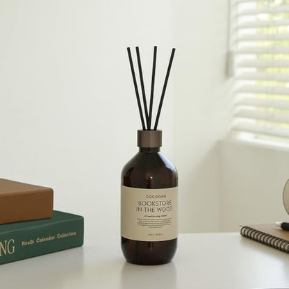 COCODOR Premium Reed Diffuser/Seoul Rose /16.9oz /2 Pack/Large Capacity Fragrance Scent Oil Stick Diffuser Set for Bedroom Bathroom Home Décor