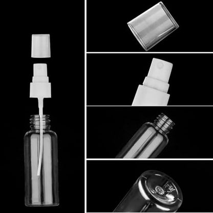 Spray Bottle, 2oz/50ml Small Plastic Fine Mist Spray Bottles, Mini Empty Travel Bottles with Funnels and Labels 20 Pack - size: 20pack-50ml-plastic