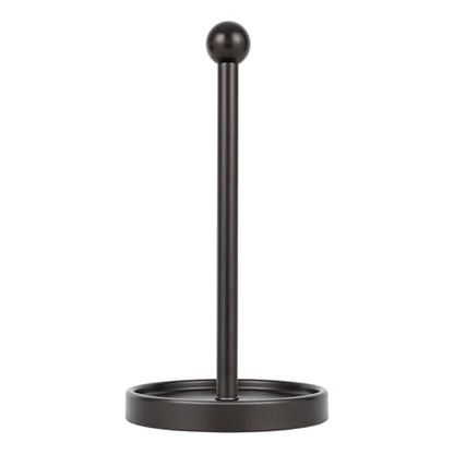Ivilon Countertop Paper Towel Holder - Modern Sleek Ball Minimalist Design - Color Oil Rubbed Bronze - color: Oil Rubbed Bronze