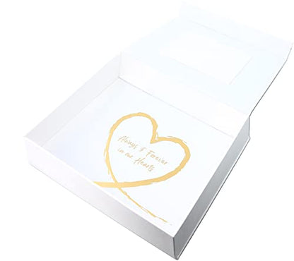Pavilion- When Someone You Love Becomes a Memory-White & Gold Memory Box