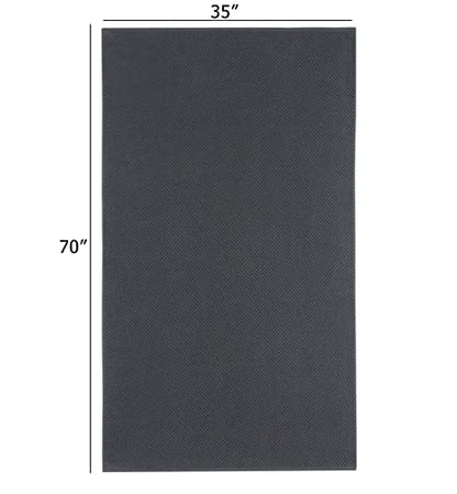 COTTON CRAFT Euro Spa Waffle Weave Bath Sheets - Set of 2 Grey Towel Sheets | Pure 100% Ringspun Cotton Oversized Luxurious Towel Set - Soft Plush Super Absorbent Low Lint Quick Dry - 35 x 70 inches - color: Grey, size: 2 Pack Bath Sheet