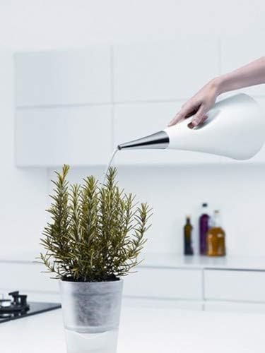EVA SOLO | AquaStar Watering Can 0.53 Gallon / 67.6 Fluid Ounce | Pointed spout Produces an Even Flow of Water | Danish Design, Functionality & Quality | White - color: White