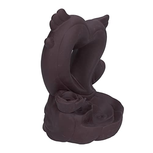 Backflow Incense Burner Smoke Waterfall Burner Ceramic Incense Holder Ornament for Home Office Decoration