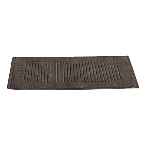 CTT - 2 Piece Bathroom Rugs Set, 100% Cotton Bath Mats, Comfy & Highly Absorbent Bathroom Floor Mats, Machine Washable | 20"x32" (Chocolate) - color: Chocolate