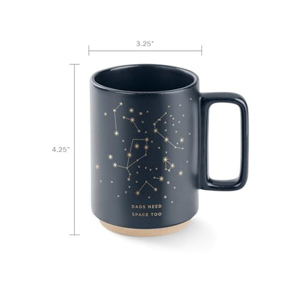 Fringe Studio Utah Mug, Space Dad (483006), Navy, 12 fl oz - color: Space Dad
