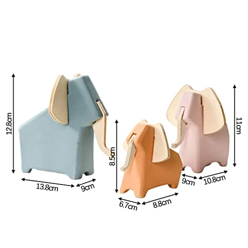Miniature Animal Figurines Statues Ornament Home Shelf Ornaments Crafts