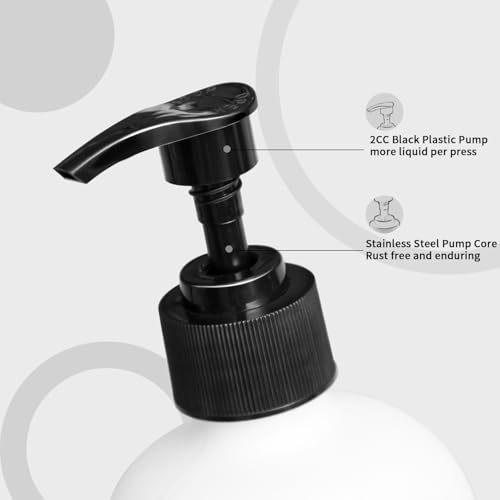 MOMEEMO Soap Dispenser Set 2 Pack, Contains Dish and Hand Soap Dispenser. (White) | Contains Dish and Hand Soap Dispenser - color: Hd White