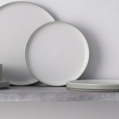 Noritake ColorTex Stone Sage Set of 4 Stax Salad Plates, 7-1/2"