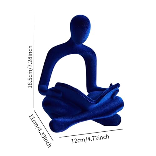 Nativity Scene Sculpture Human Figurine Decor Abstract Thinker Statue 2D Acrylic Ornament Unique Hollow Style Suitable Shelf Decor Office