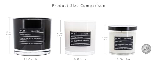 Lulu Candles | Jasmine, Oud & Sandalwood | Luxury Scented Soy Jar Candle | Hand Poured in The USA | Highly Scented & Long Lasting (9 Oz. 2 Pack) - size: 9 Oz. 2 Pack