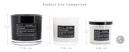Lulu Candles | Jasmine, Oud & Sandalwood | Luxury Scented Soy Jar Candle | Hand Poured in The USA | Highly Scented & Long Lasting (9 Oz. 2 Pack) - size: 9 Oz. 2 Pack