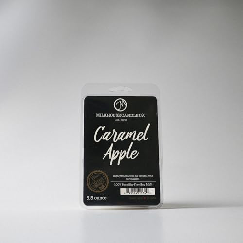Milkhouse Caramel Apple Soy Wax Melts for Wax Warmer, 5.5 oz | Clean-Burning, Premium Fragrance Oil, Made in the USA - color: Caramel Apple