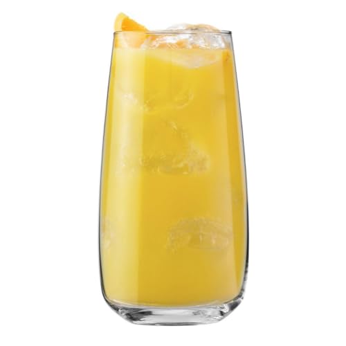 KROSNO Water Glasses Set of 6, 23.7 oz, Modern Collection | Drinking Glasses, Lead-Free Crystal Glassware, Juice Glasses, Water Glass Set, Dishwasher Safe, Made in Europe - size: 21 fl oz (Set of 6)