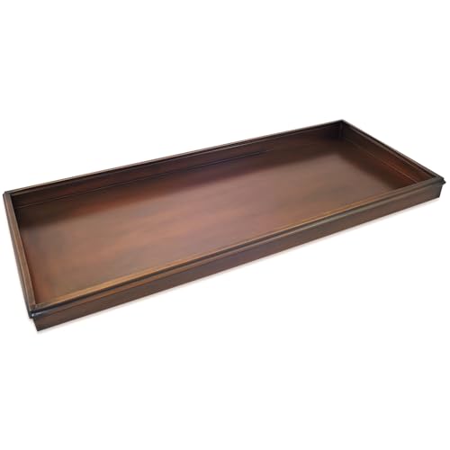 Good Directions Large Boot Tray, Classic Multi-Purpose All Weather Decorative Boot Tray, Shoes, Plants, Garage, Patio Door, Pet Bowls, 34 inch Entry Indoor Shoe Tray, Brown Copper Finish - color: Dark Copper