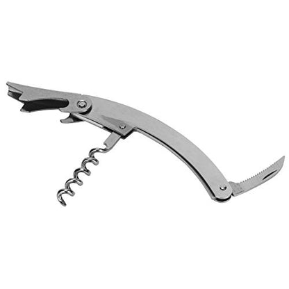 5-Piece Opener Set Stainless Steel Bottle Opener Foil Cutter Aerator Pourer Drip Accessories Kit