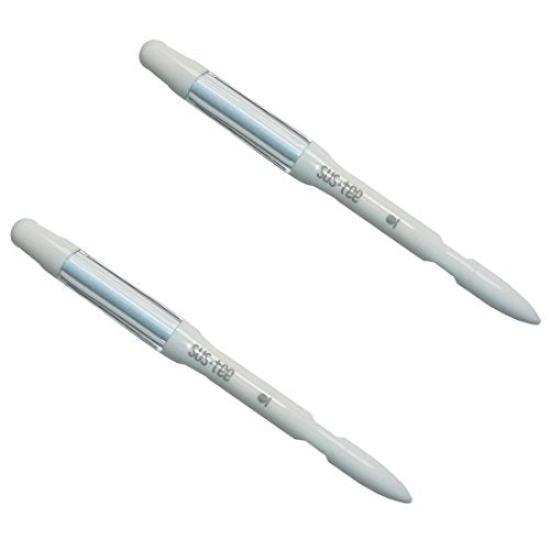 IPPINKA Sustee Aquameter, White, Small, Set of 2 - Soil Moisture Meter for Potted Plants - Plant Water Sensor (Refillable Style)