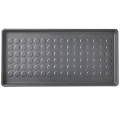 Indoor Outdoor Shoe Tray, 28 x 14 inches, Gray, Using a Shoe mat Protects Your Floor from Dirt and Gravel
