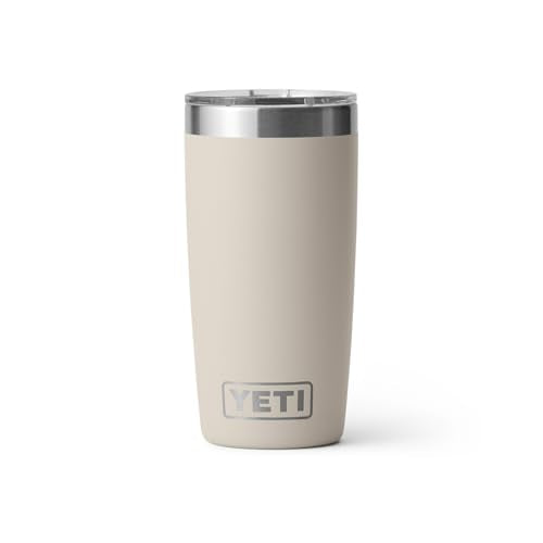 YETI Rambler 10 oz Tumbler, Stainless Steel, Vacuum Insulated with MagSlider Lid, Cape Taupe - color: Cape Taupe