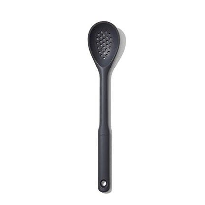 OXO Good Grips Silicone Slotted Spoon, us:one Size, Peppercorn - style: Slotted Spoon