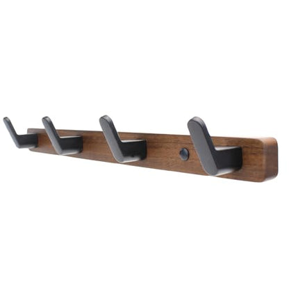 Coat Rack Wall Mount,Wooden Wall Hooks,Wall Hooks for Coats,Modern Towel Hooks,Entryway Bathroom Clothes Hooks for Hanging Heavy Duty Decorative