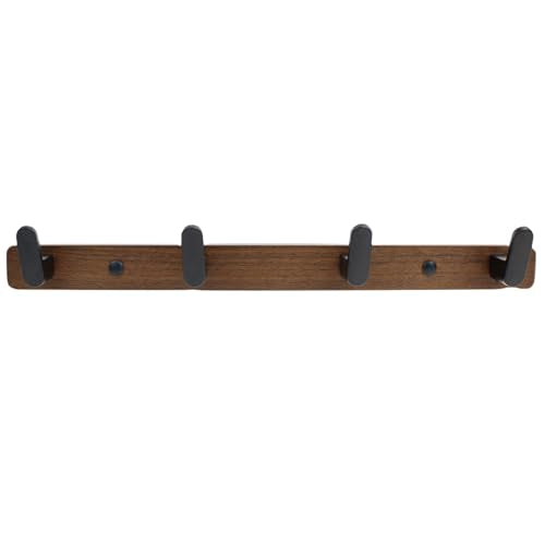Coat Rack Wall Mount,Wooden Wall Hooks,Wall Hooks for Coats,Modern Towel Hooks,Entryway Bathroom Clothes Hooks for Hanging Heavy Duty Decorative